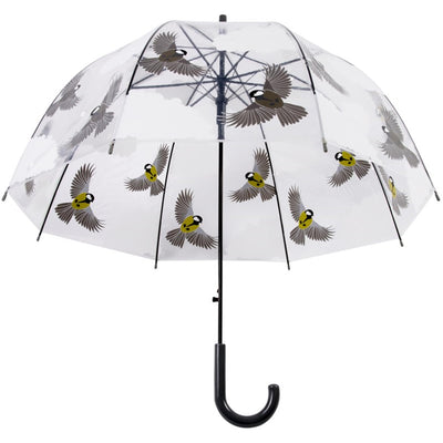 Esschert Design Regenschirm 2-seitig Vogel