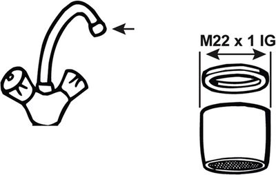 Cornat Belüfter M22V CH (8 Stück) – TP307894