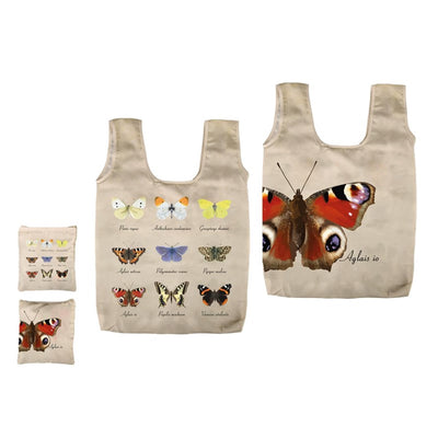 Esschert Design faltbare Tasche Schmetterlinge