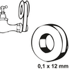 Cornat Teflonband 12 x 0,1 mm, 12 m, Gas (5 Stück) – tp380700