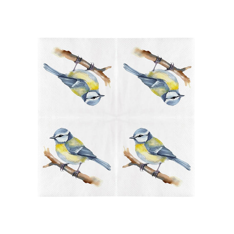 Esschert Design Servietten Blaumeise