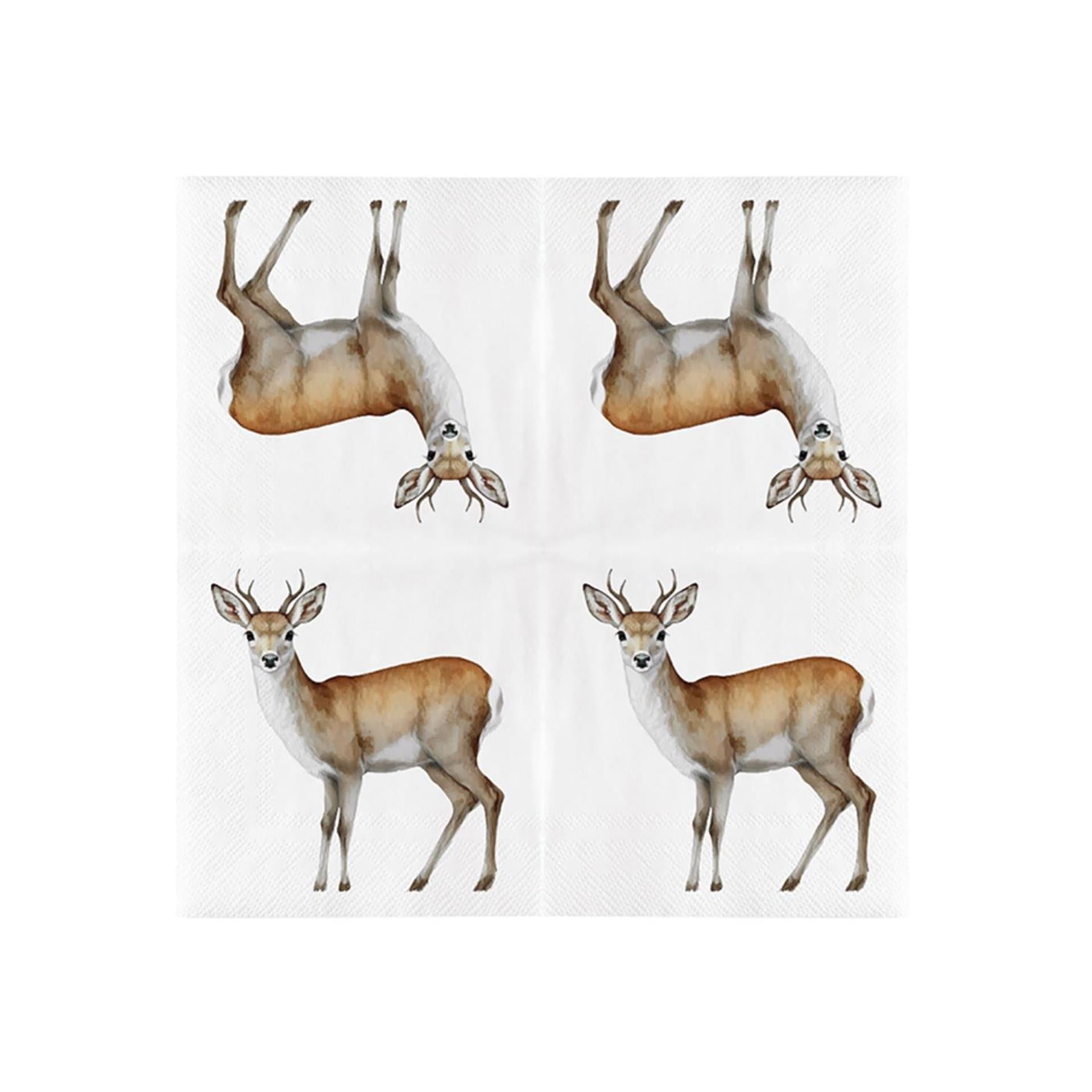 Esschert Design Servietten Hirsch 33x33cm