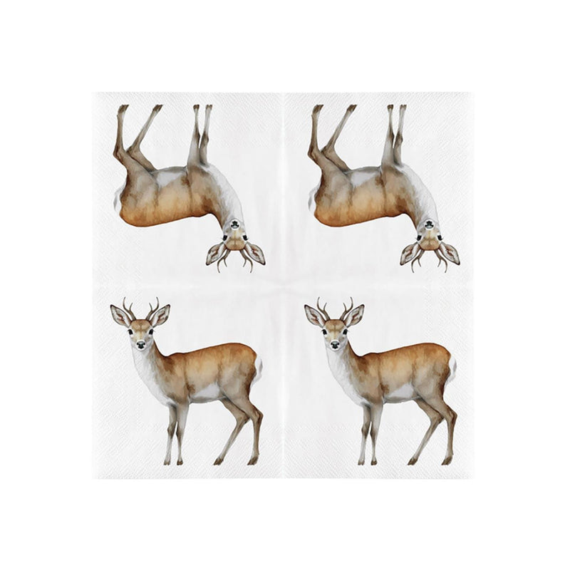 Esschert Design Servietten Hirsch 33x33cm