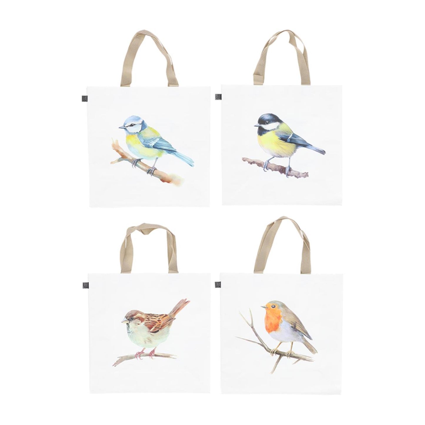 Esschert Design Einkaufstasche Vogel