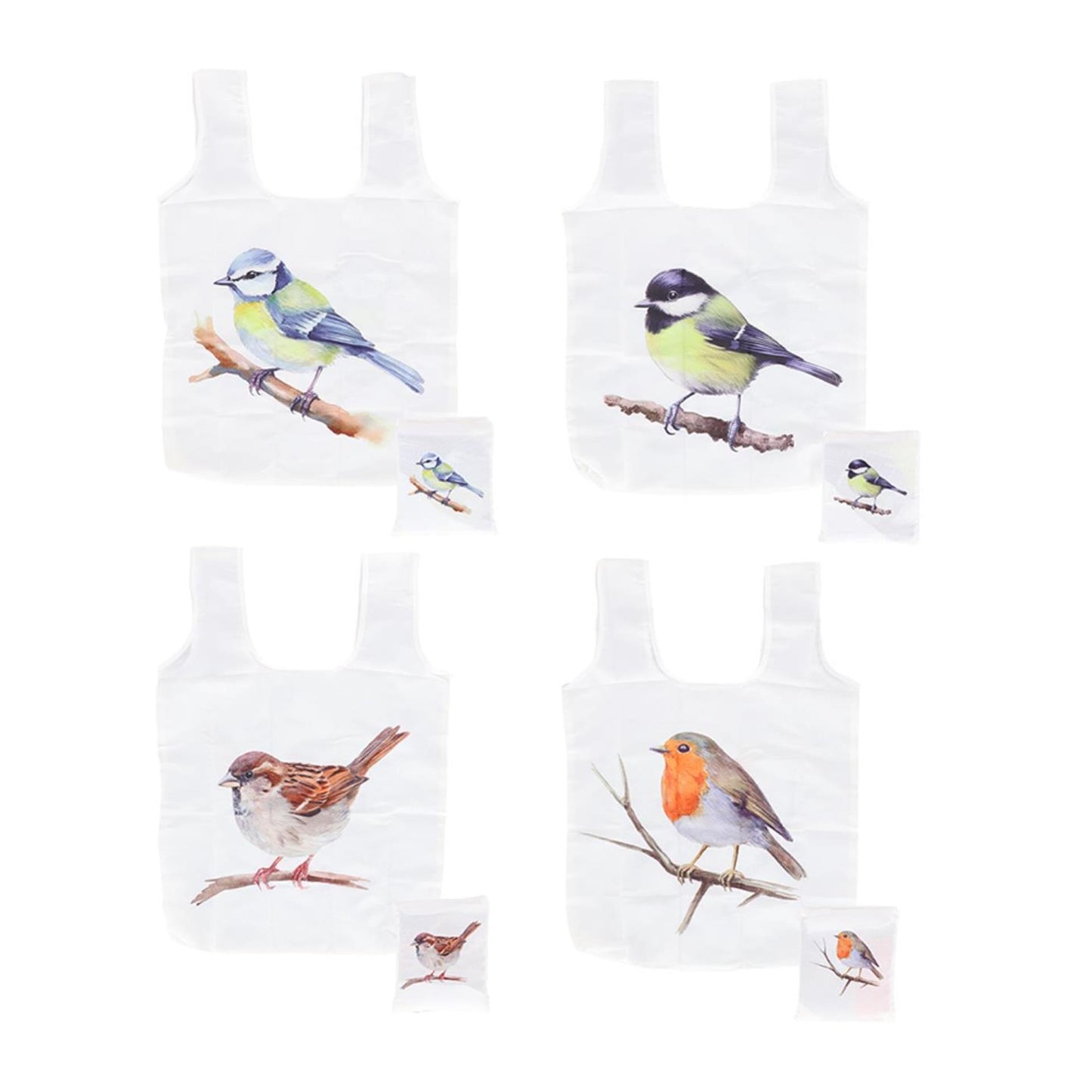Esschert Design faltbare Tasche Vogel