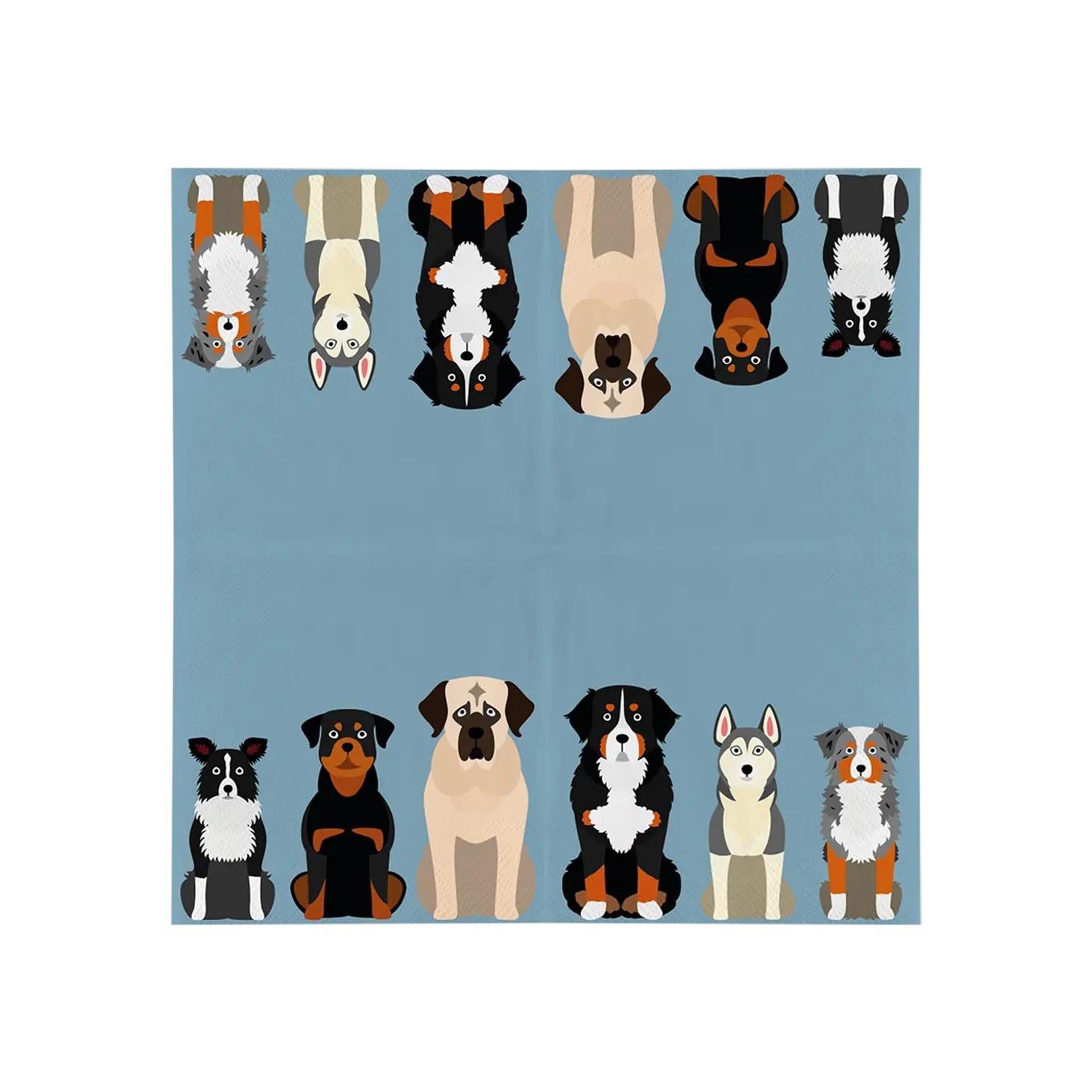 Esschert Design Servietten Hunde 33x33cm