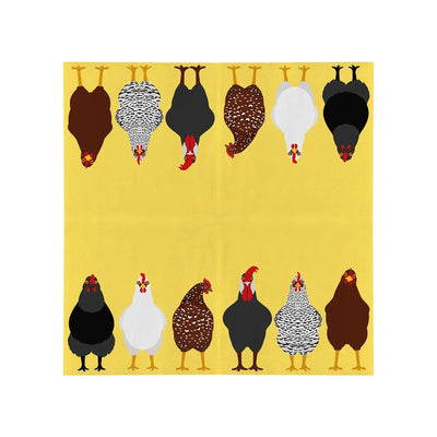 Esschert Design Servietten Hühner 33x33cm