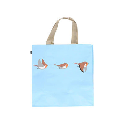 Esschert Design Einkaufstasche Rotkehlchen 40x40cm
