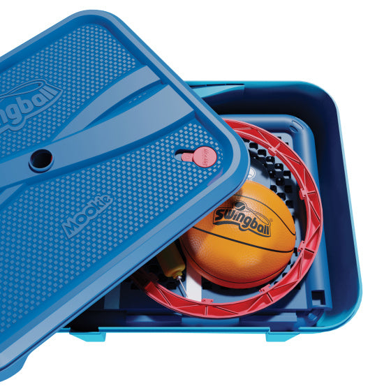 Swingball -Basketballpfosten mit allen oberflächen grundlegenden Dunkelblau