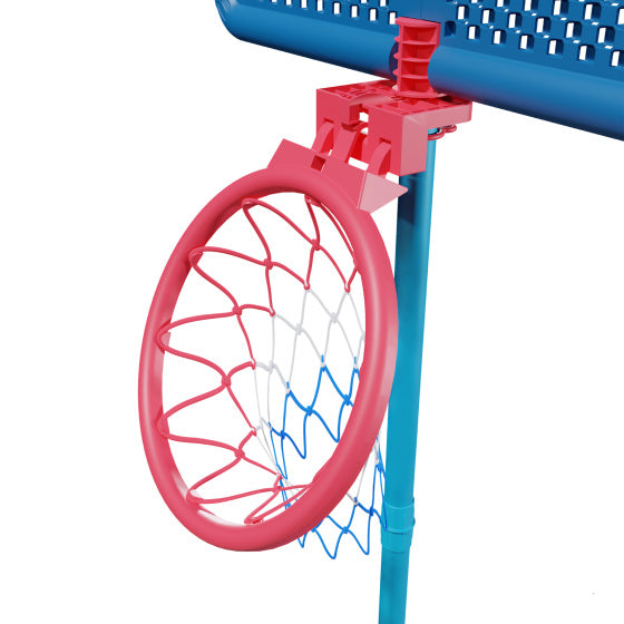 Swingball -Basketballpfosten mit allen oberflächen grundlegenden Dunkelblau