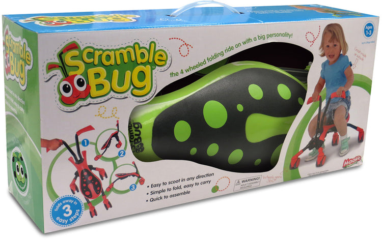 Die Bugs Scramblebug Hornet mit 4 Rädern Junior Green Schwarz