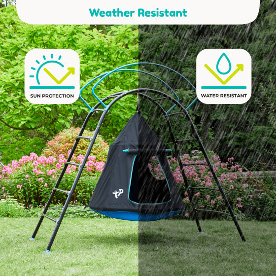 TP Toys UFO Klimrek mit Nest Swing für Schwarzblau im Freien