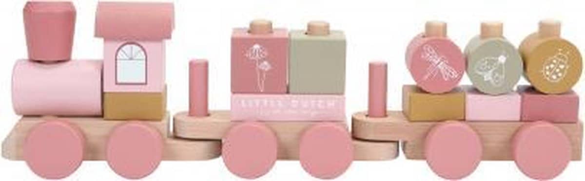 Tiamo Little Dutch Train Pink mit 2 Wagen
