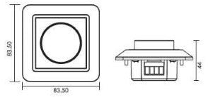 Tronix Abdeckrahmen lw für LED-Dimmer 4355850 - 4355855