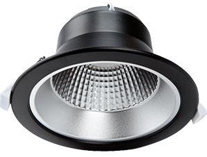 Tronix LED-Downlight mit schwarzem Reflektor, 20 W, dreifach weiß – LED2425