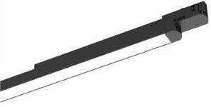 Enzo tronix LED-Schienenbeleuchtung linear 3-phasig 16 W schwarz dreiweiß - 5050590