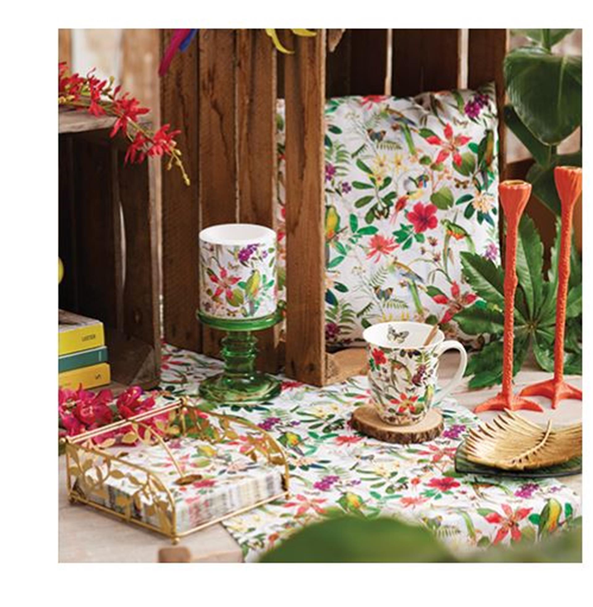 Ambiente Tischläufer tropischer Dschungel 40x150cm