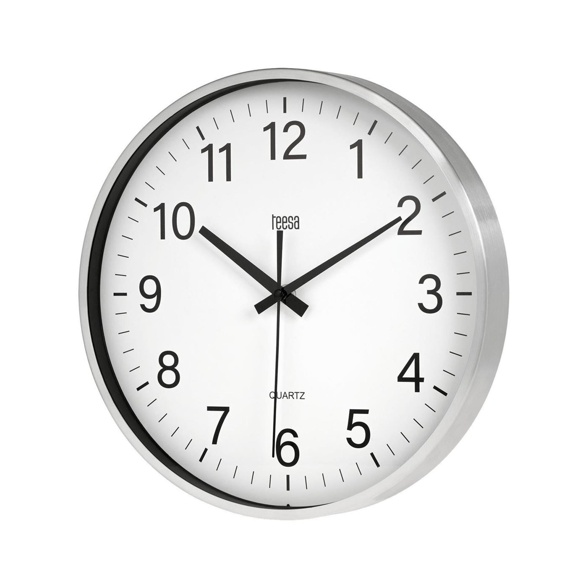 Teesa Wanduhr ø30cm Silber