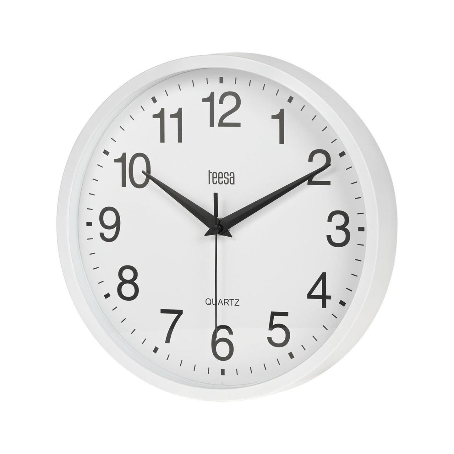 Teesa Wanduhr ø25cm weiß