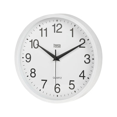 Teesa Wanduhr ø25cm weiß