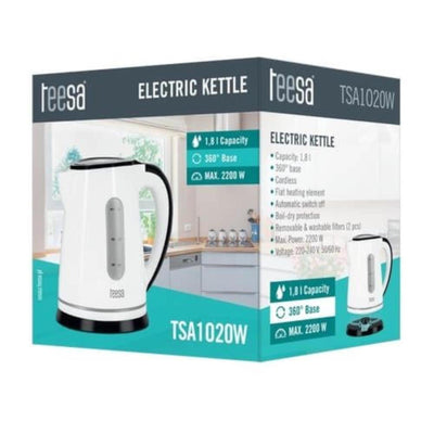 Teesa kabelloser Wasserkocher 1,8l weiß
