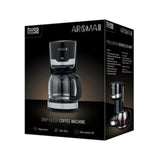 Teesa Kaffeemaschine 1,5l schwarz - afbeelding 2
