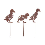 Esschert Design Rost Gartenstecker Entlein - afbeelding 1