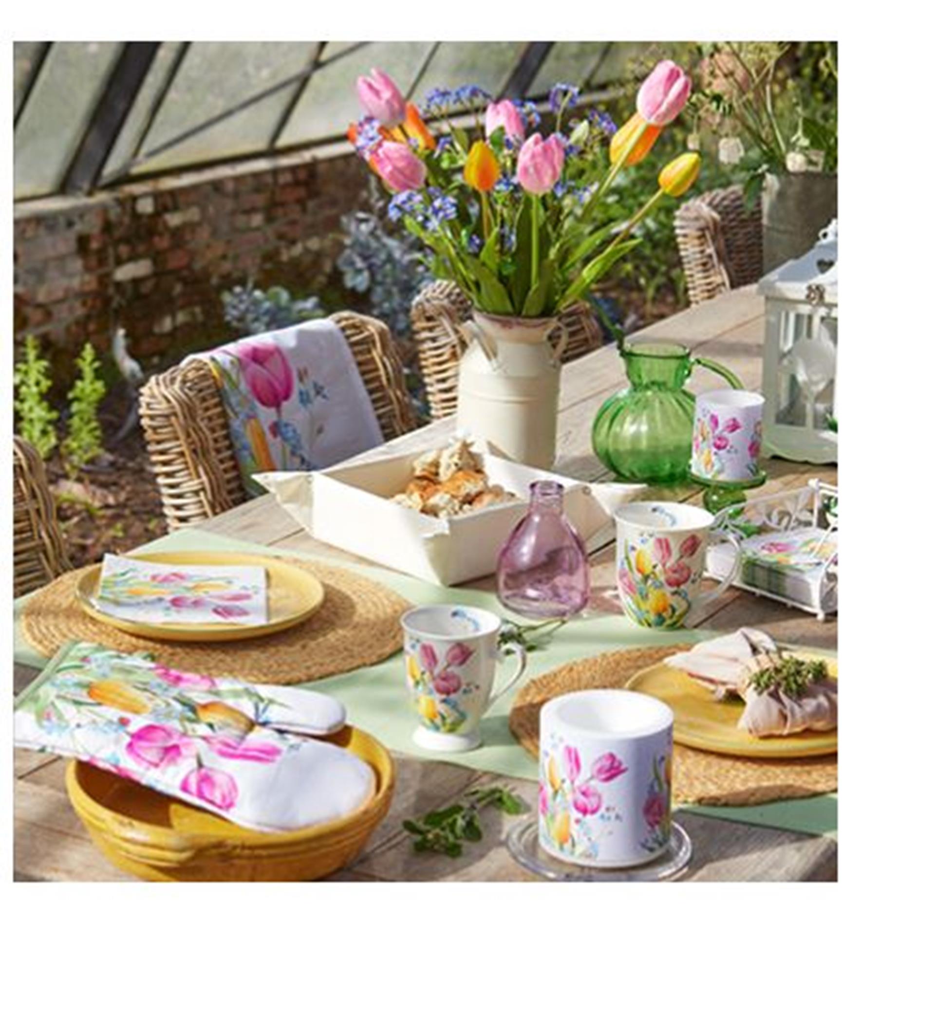 Ambiente Geschirrtuch Tulpenstrauß
