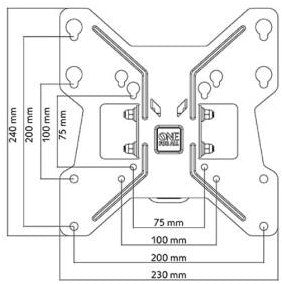 TV-Wandhalterung WM2241 One for All – 7312422