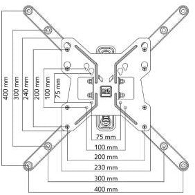 TV-Wandhalterung WM2451 One for All – 7312434