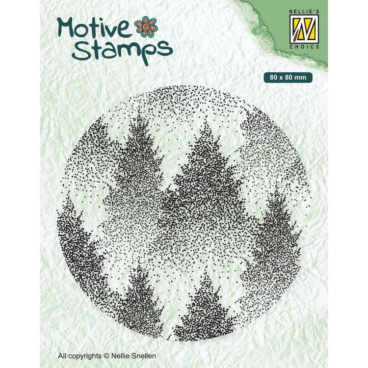 Nellies Wahl • Motiv Clear Stamps Misty Forest