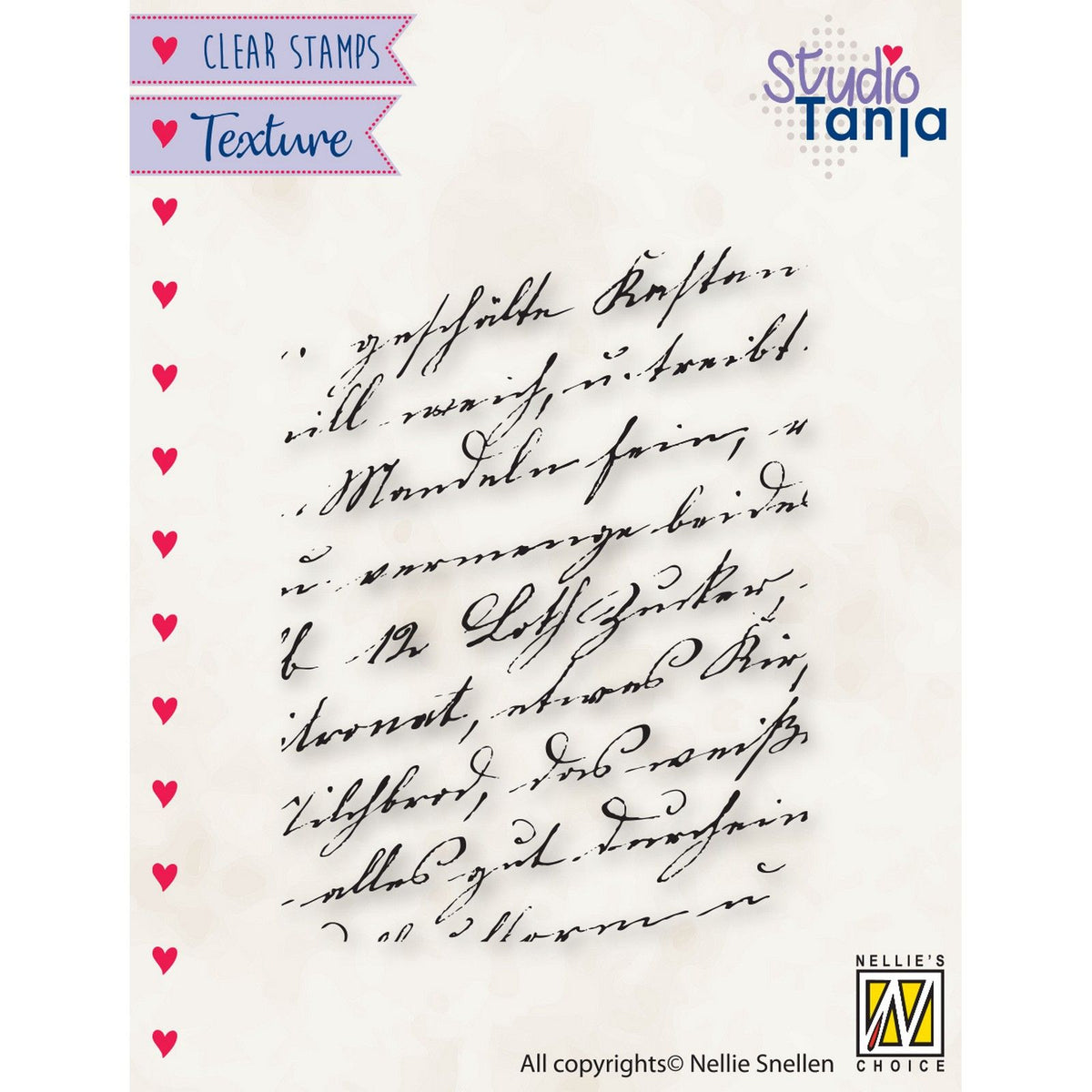 Nellies Wahl • Motivklare Stempel mit Texturschrift