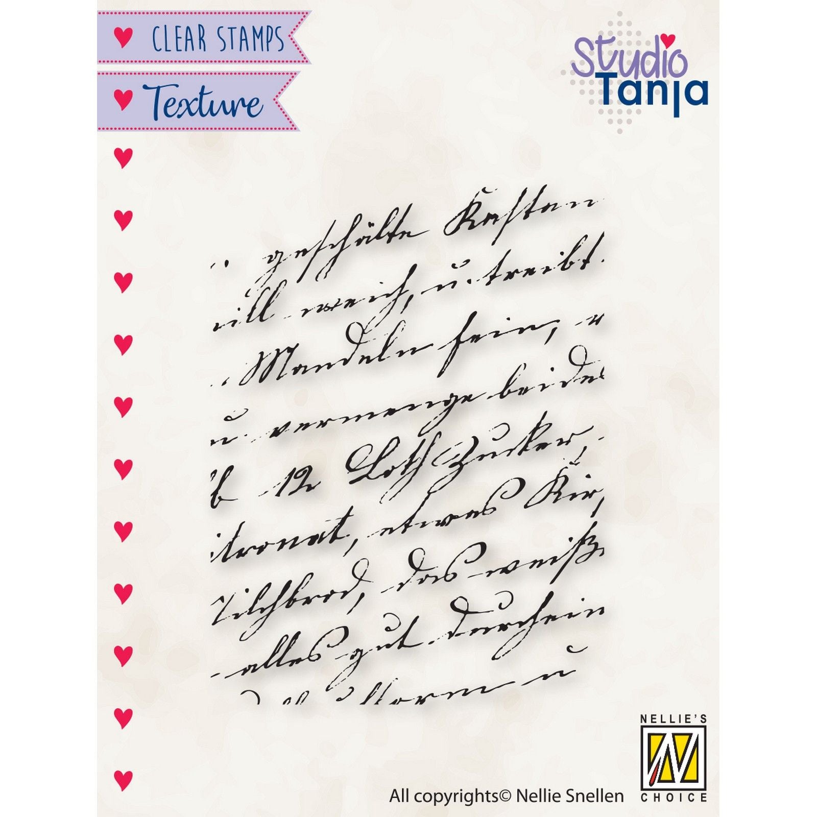 Nellies Wahl • Motivklare Stempel mit Texturschrift