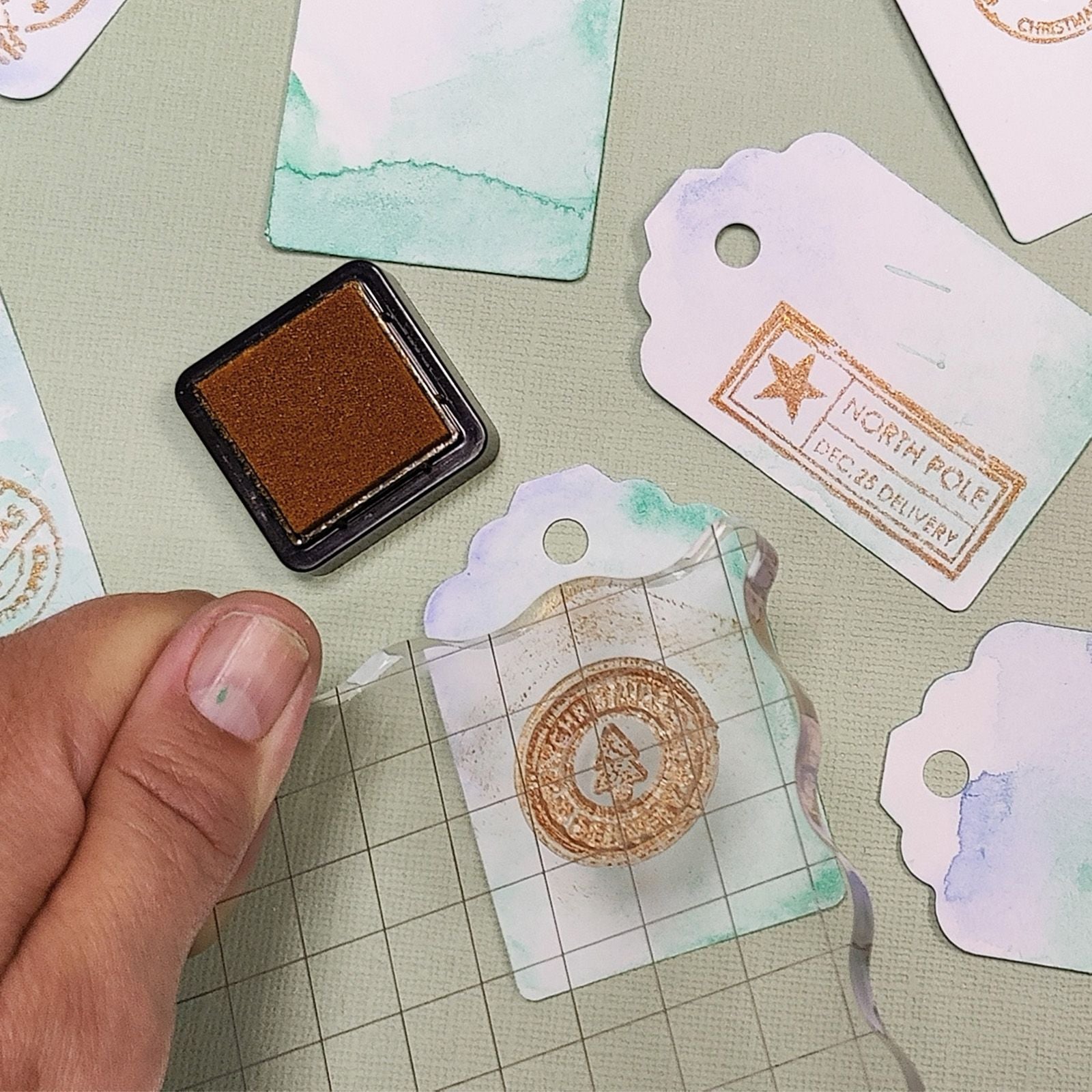 Nellies Wahl • Texturklare Stempel per Post