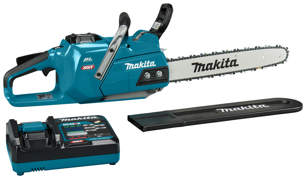 Makita uc012gt101 | xgt 40 v max Kettensäge 40 cm | 5,0 Ah Akku (1 Stück) | Schnellladegerät | Im Karton uc012gt101