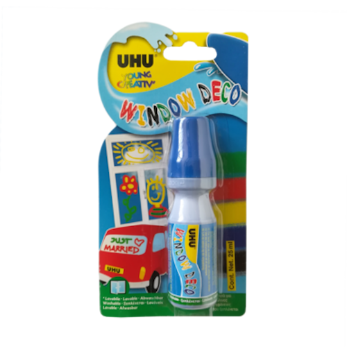 Uhu Fenstermarker blau 25ml