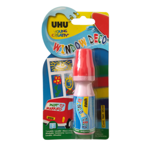 Uhu Fensterstick rot 25ml
