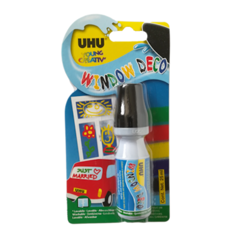 Uhu Fensterstick schwarz 25ml