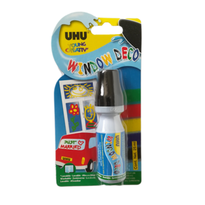 Uhu Fensterstick schwarz 25ml