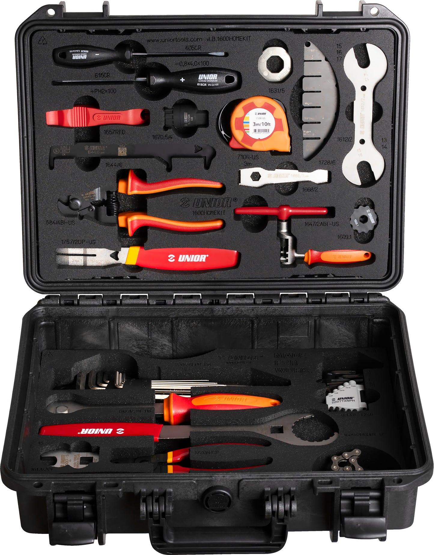 Unior Tools Heimwerker-Werkzeugsatz Home Kit 2.0 1600 Homekit