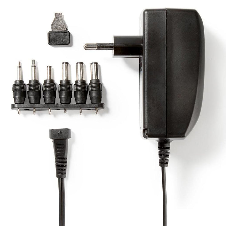 Nedis ACPA007 Universal AC Food Adapter 3 4,5 6 7,5 9 12 V DC 2,25 a