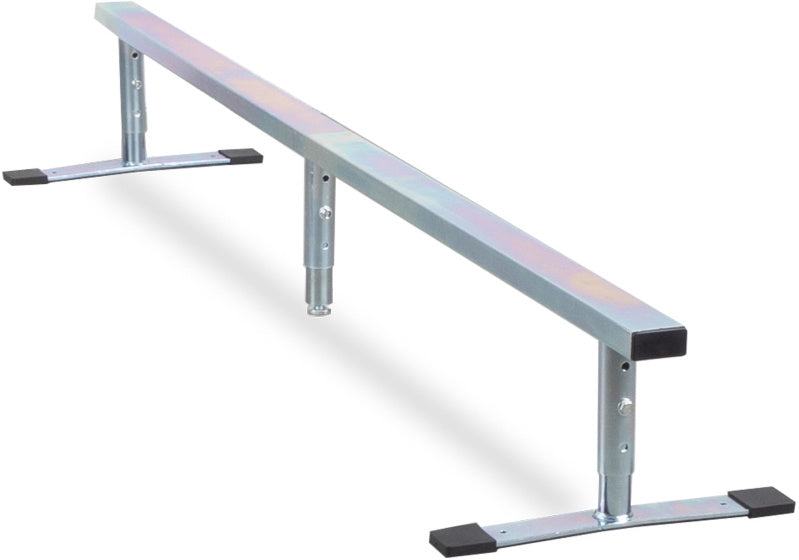 Urban Street Ramps Flatbar Grindrail 185 cm Silber