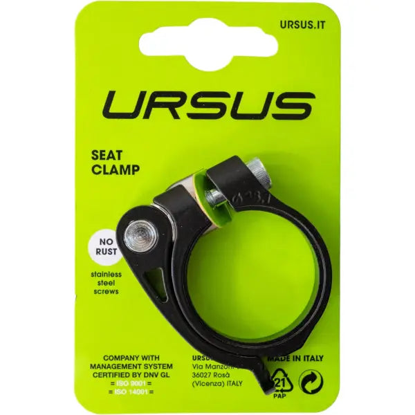 Ursus Seat Pap Clamp 38.1ø mit Hebelschwarz auf der Karte