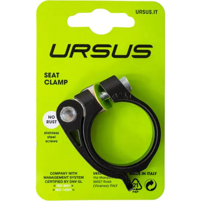 Ursus Seat Pap Clamp 38.1ø mit Hebelschwarz auf der Karte