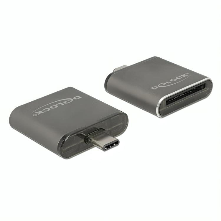 Delock USB Typ-C SDHC SDXC UHS-II MMC Single Slot Ka