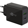 Goobay Dual USB-C PD (Power Delivery) Schnelles Ladegerät (30 W)