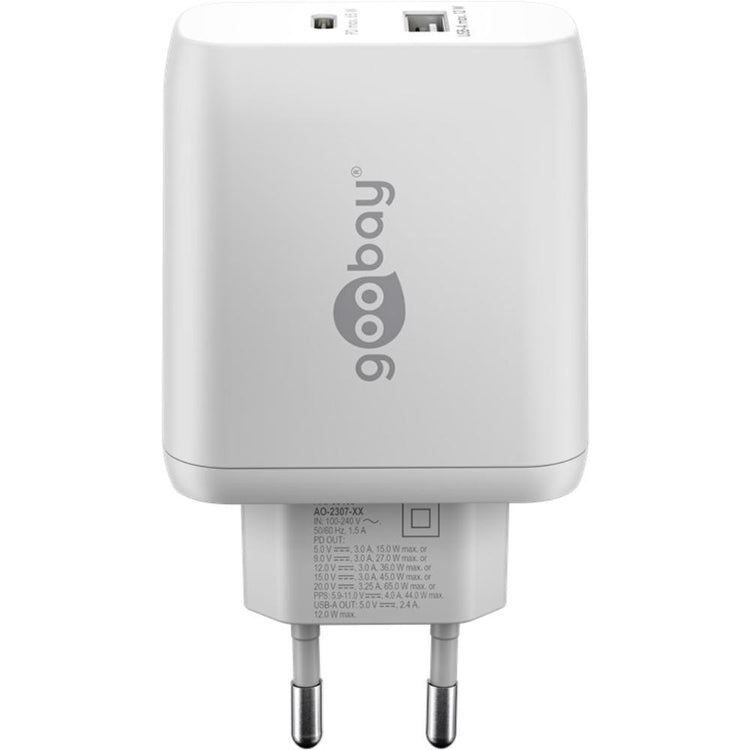 Goobay USB-C PD Gan Dual Snellumer (65 W)