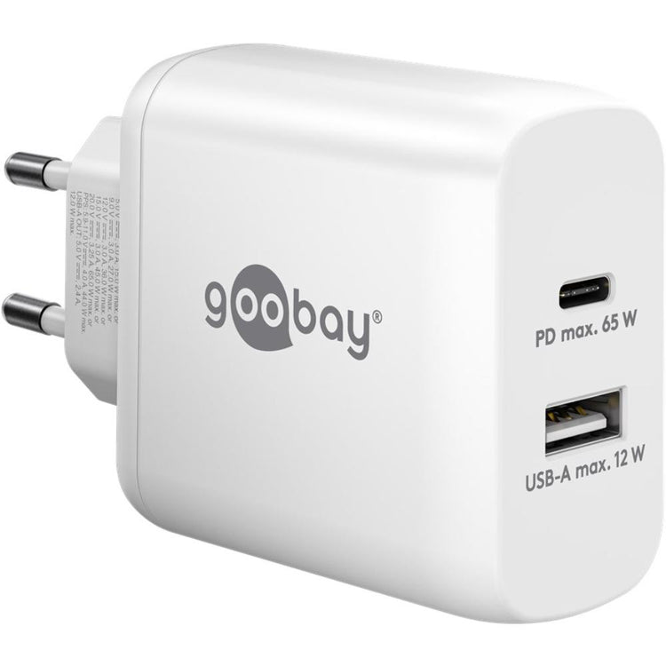 Goobay USB-C PD Gan Dual Snellumer (65 W)