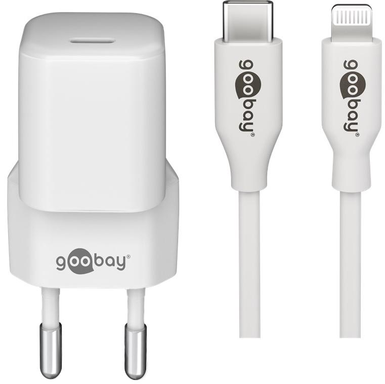 Goobay Lightning USB-C PD Ladungssatz Nano (20 W)