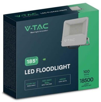 V-tac LED-Baulampe 100 W 6500 K Schwarz – hohes Lumen – 9332058